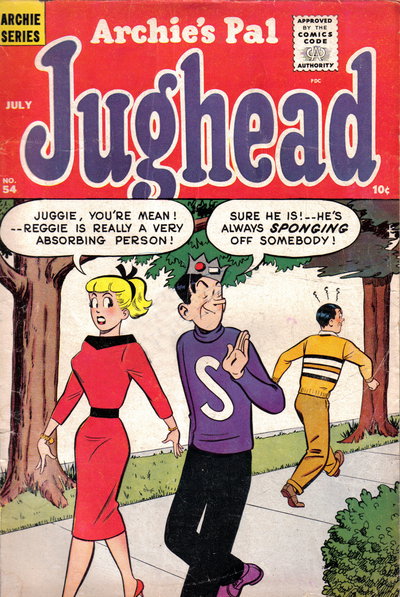 Archie's Pal Jughead  #54 (July 1959)