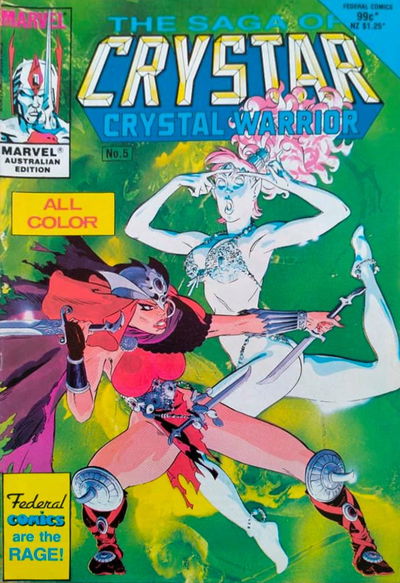 The Saga of Crystar Crystal Warrior (Federal, 1985 series) #5 [June 1986?]