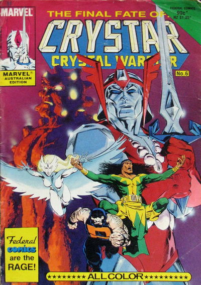 The Saga of Crystar Crystal Warrior (Federal, 1985 series) #6 [August 1986]