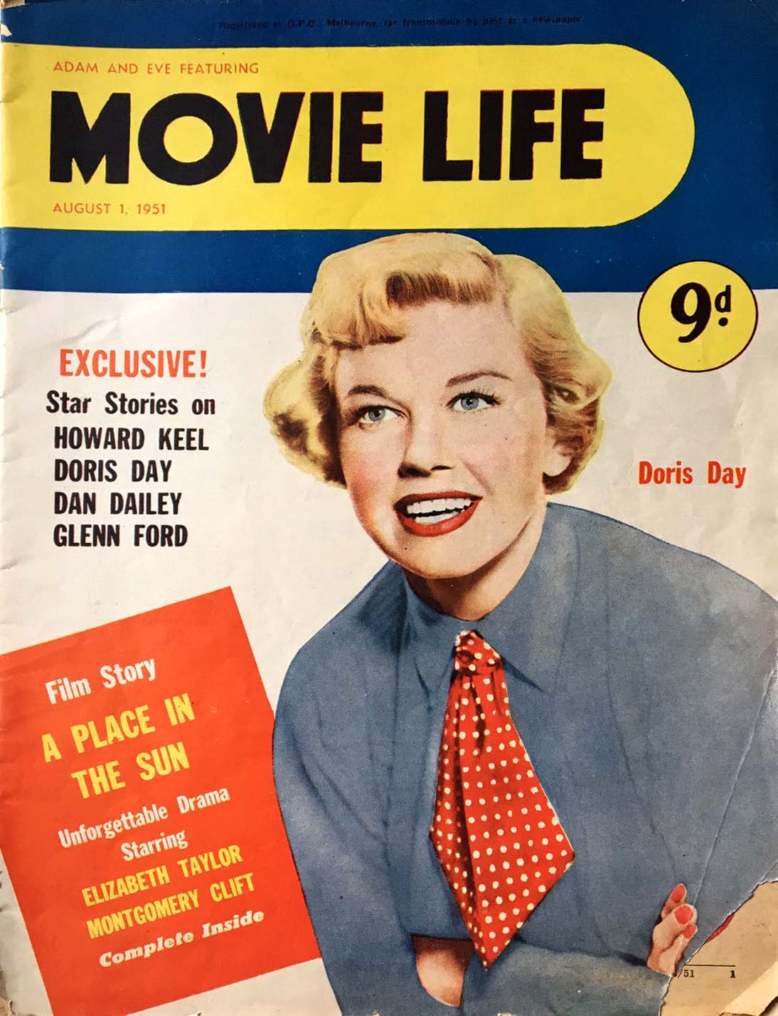 Adam and Eve Featuring Movie Life (Southdown Press, 1945 series) v5#2 (1 August 1950)