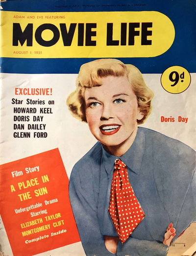 Adam and Eve Featuring Movie Life (Southdown Press, 1945 series) v5#2 1 August 1950