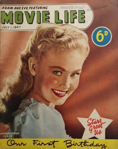Adam and Eve Featuring Movie Life  v2#1 (July 1947)