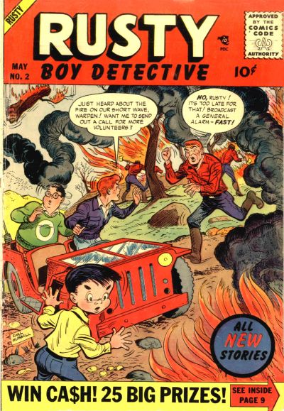 Rusty, the Boy Detective  #2 (May-June 1955)
