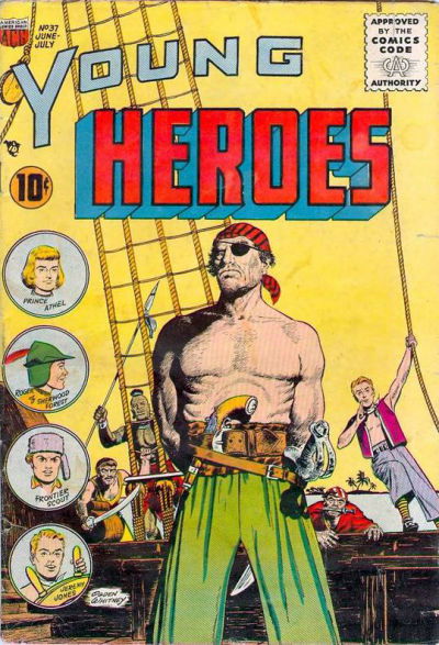 Young Heroes (ACG, 1955 series) #37 June-July 1955