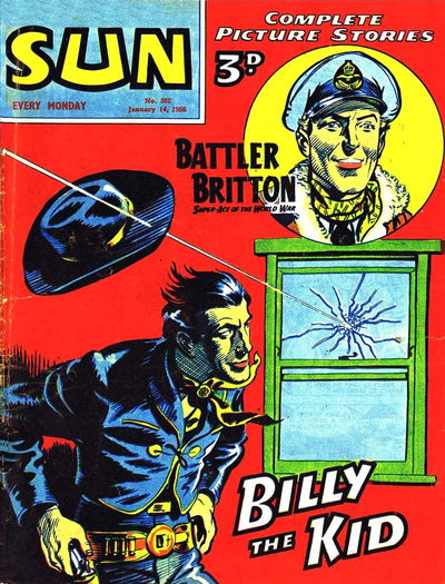 Sun (AP, 1952 series) #362 (14 January 1956)