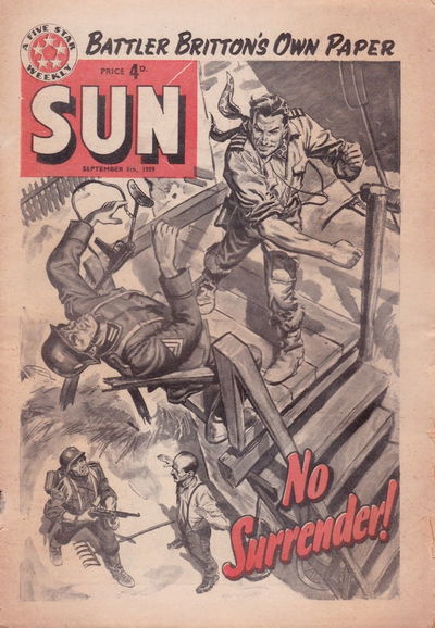 Sun (AP, 1952 series) #552 (5 September 1959)