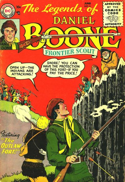 The Legends of Daniel Boone (DC, 1955 series) #6 (June 1956)