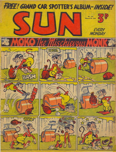 Sun (AP, 1952 series) #164 (29 March 1952)