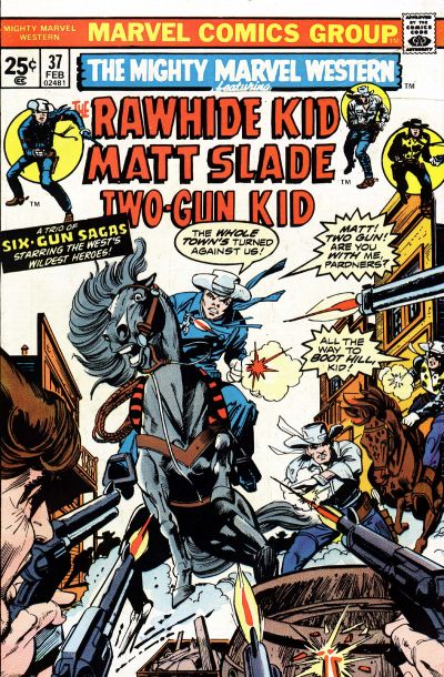 The Mighty Marvel Western (Marvel, 1968 series) #37 (February 1975)