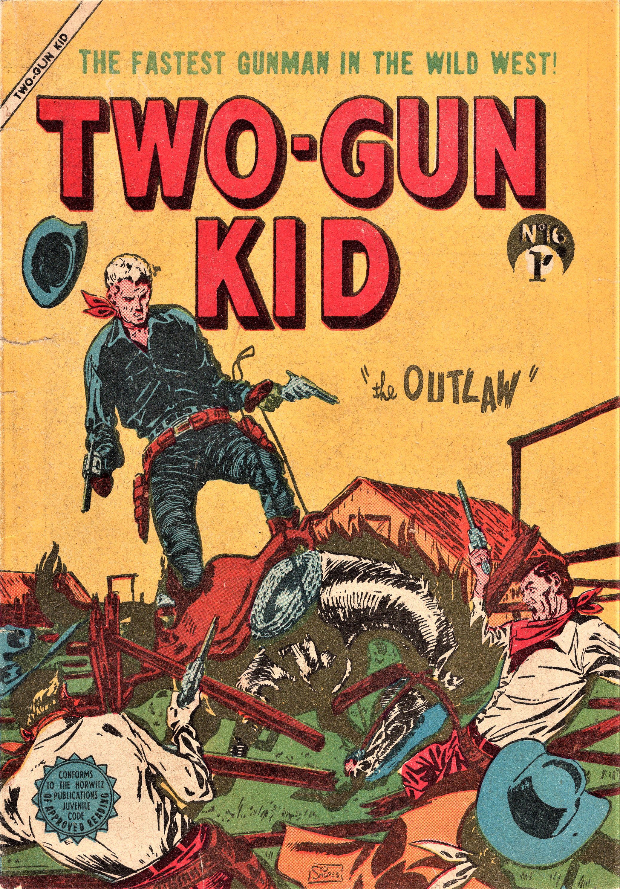 Two-Gun Kid (Transport, 1955 series) #16 (1959)
