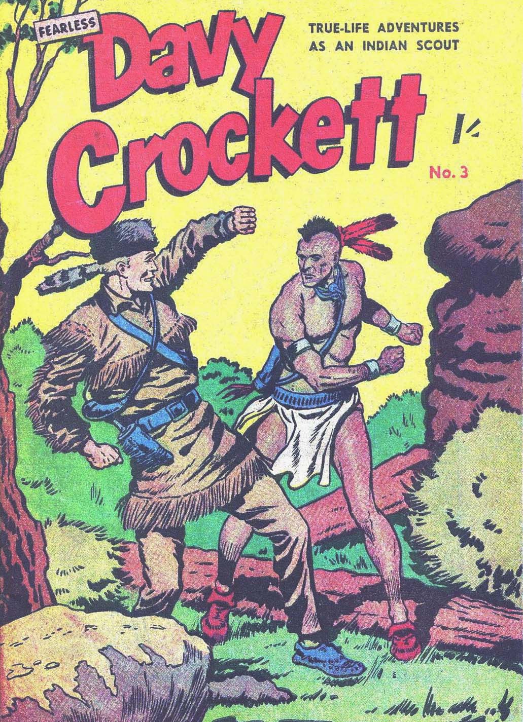 Fearless Davy Crockett (Frew, 1956 series) #3 (July 1956)