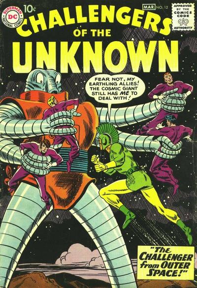 Challengers of the Unknown (DC, 1958 series) #12 (February-March 1960)