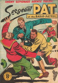 Sergeant Pat of the Radio-Patrol (Atlas, 1948 series) #39 [June 1954?]