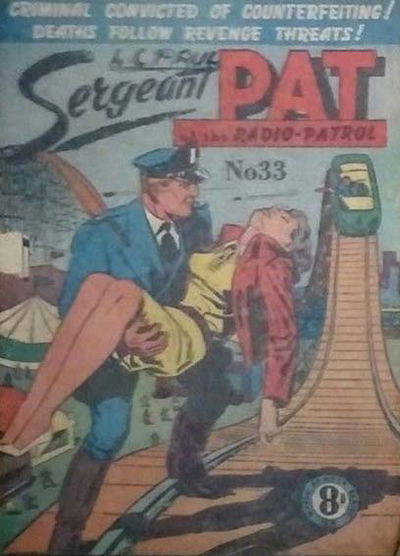 Sergeant Pat of the Radio-Patrol (Atlas, 1948 series) #33 [1953?]