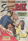 Sergeant Pat of the Radio-Patrol (Atlas, 1948 series) #23 [October 1951?]