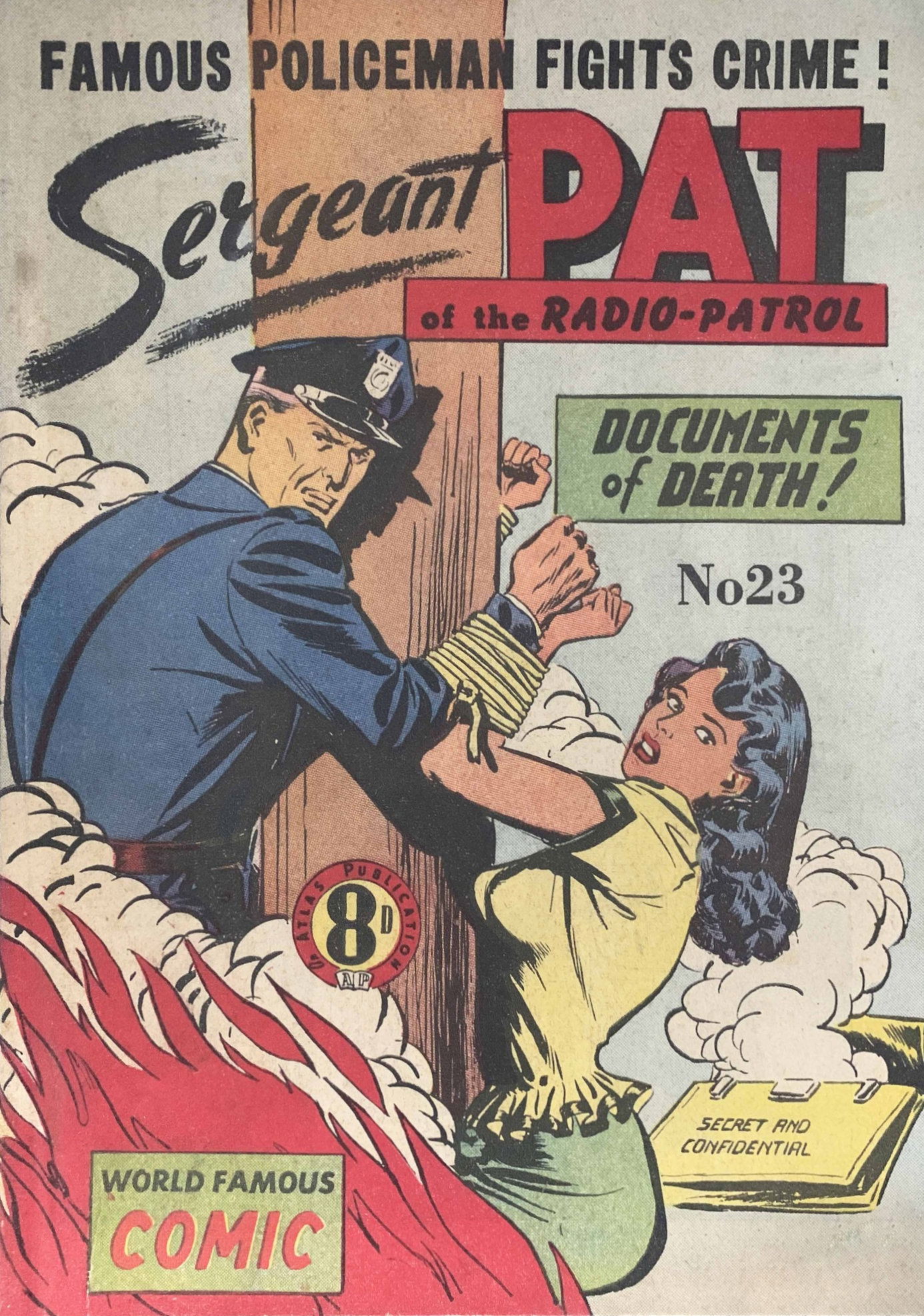 Sergeant Pat of the Radio-Patrol (Atlas, 1948 series) #23 ([September 1952?])