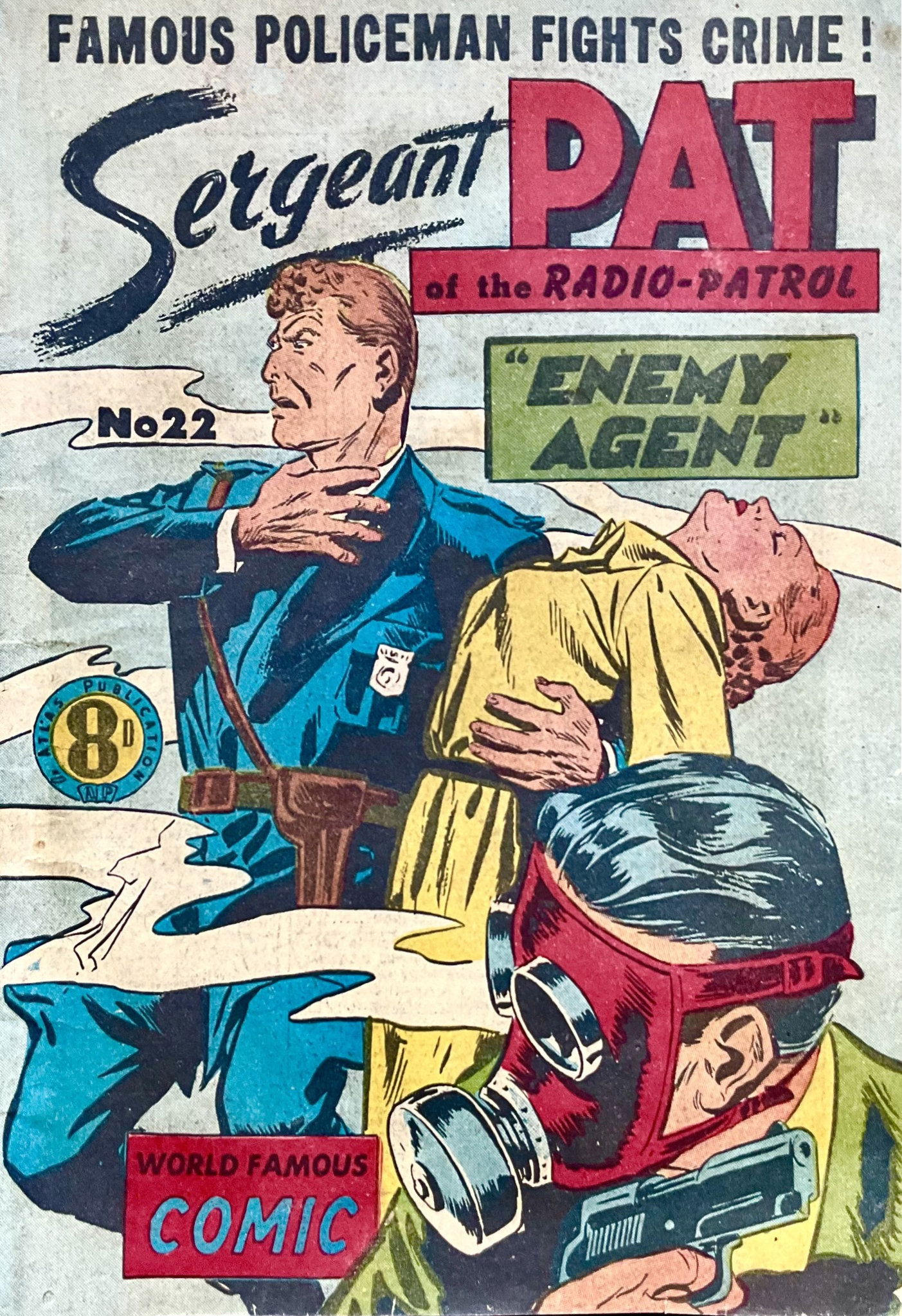 Sergeant Pat of the Radio-Patrol (Atlas, 1948 series) #22 ([August 1952?])
