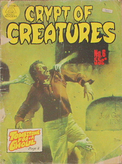Crypt of Creatures (Gredown, 1976 series) #6 ([December 1978?])