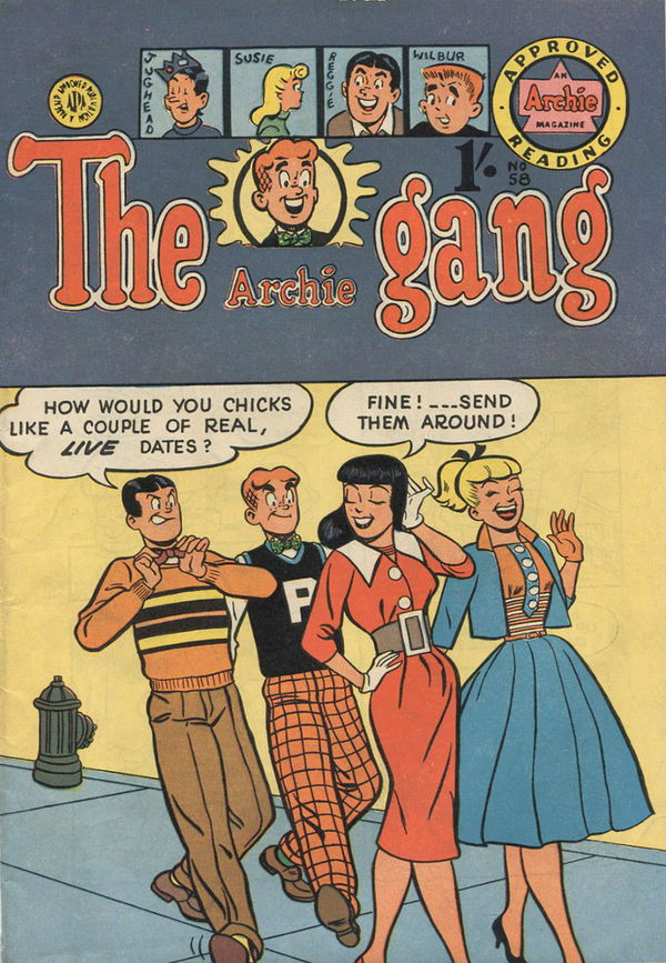 The Archie Gang (Archie, 1956? series) #58 (June 1960)