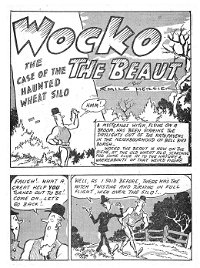 Adventure Comics (Frank Johnson, 1946?)  — The Case of the Haunted Wheat Silo (page 1)