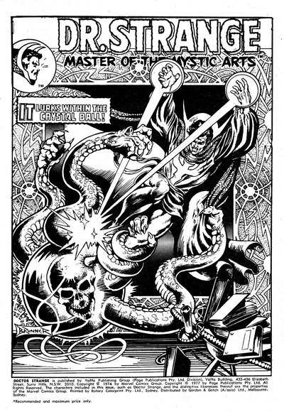 Doctor Strange (Yaffa/Page, 1977 series)  #1 ([November 1977]) — It Lurks Within the Crystal Ball!