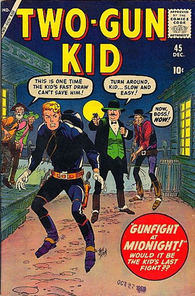 Two Gun Kid (Marvel, 1953 series) #45 December 1958