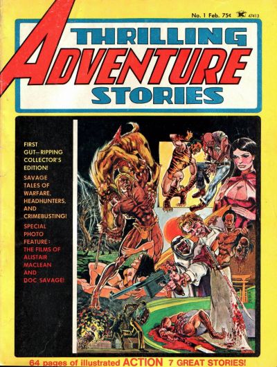Thrilling Adventure Stories  #1 (February 1975)