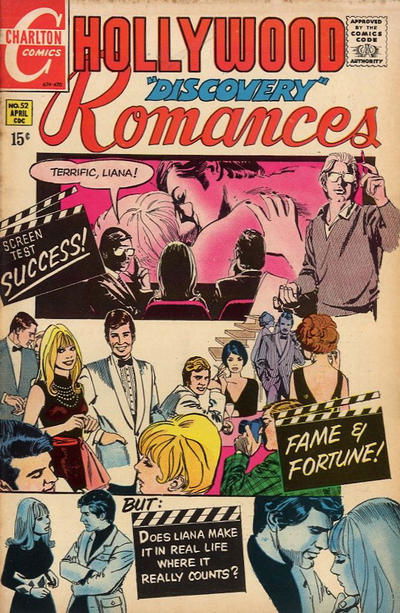 Hollywood Romances (Charlton, 1966 series) #52 April 1970