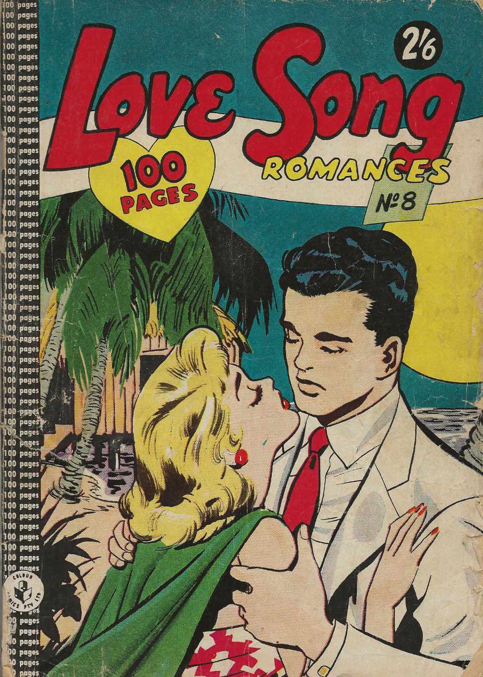 Love Song Romances (Colour Comics, 1959 series) #8 ([March 1960?])