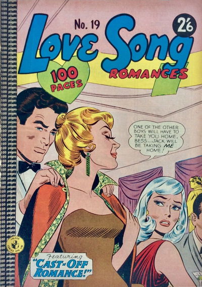 Love Song Romances (Colour Comics, 1959 series) #19 [January 1962?]