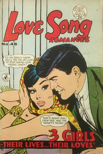 Love Song Romances (Colour Comics, 1959 series) #45