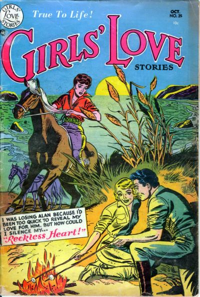 Girls' Love Stories (DC, 1949 series) #25 (September-October 1953)