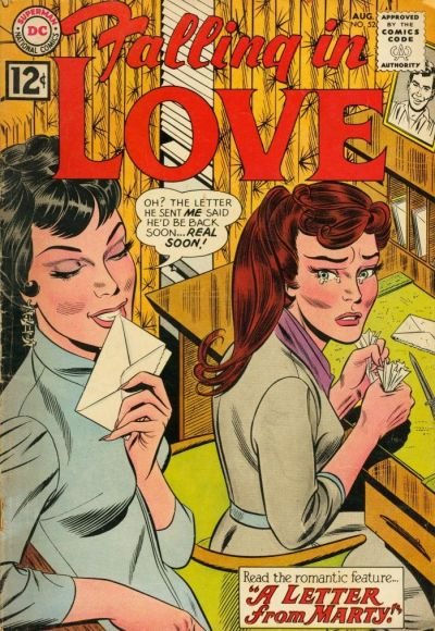 Falling in Love (DC, 1955 series) #52 (August 1962)
