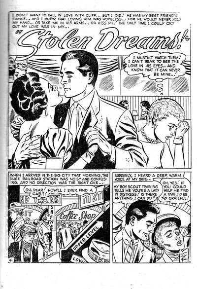 Love Song Romances (Colour Comics, 1959 series)  #38 ([March 1966?]) — Stolen Dreams!