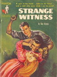 Phantom Classics (Original Novels, 1956? series) #558 — Strange Witness [196-?]