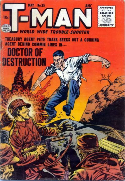 T-Man (Quality, 1951 series) #35 (May 1956)