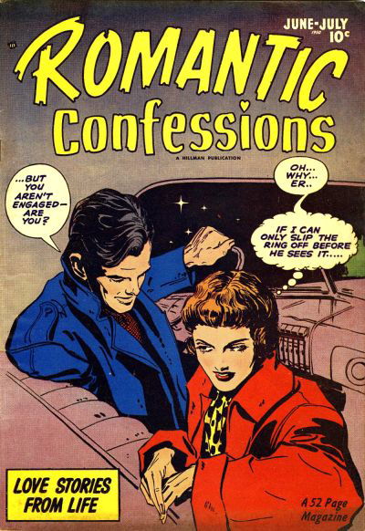 Romantic Confessions (Hillman, 1949 series) v1#9 (June-July 1950)