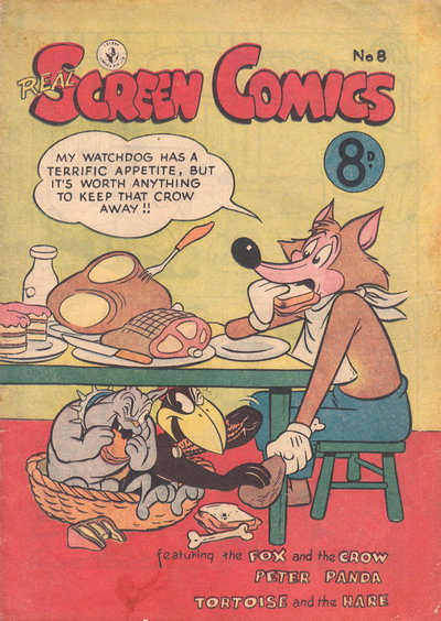 Real Screen Comics  #8 ([December 1954])