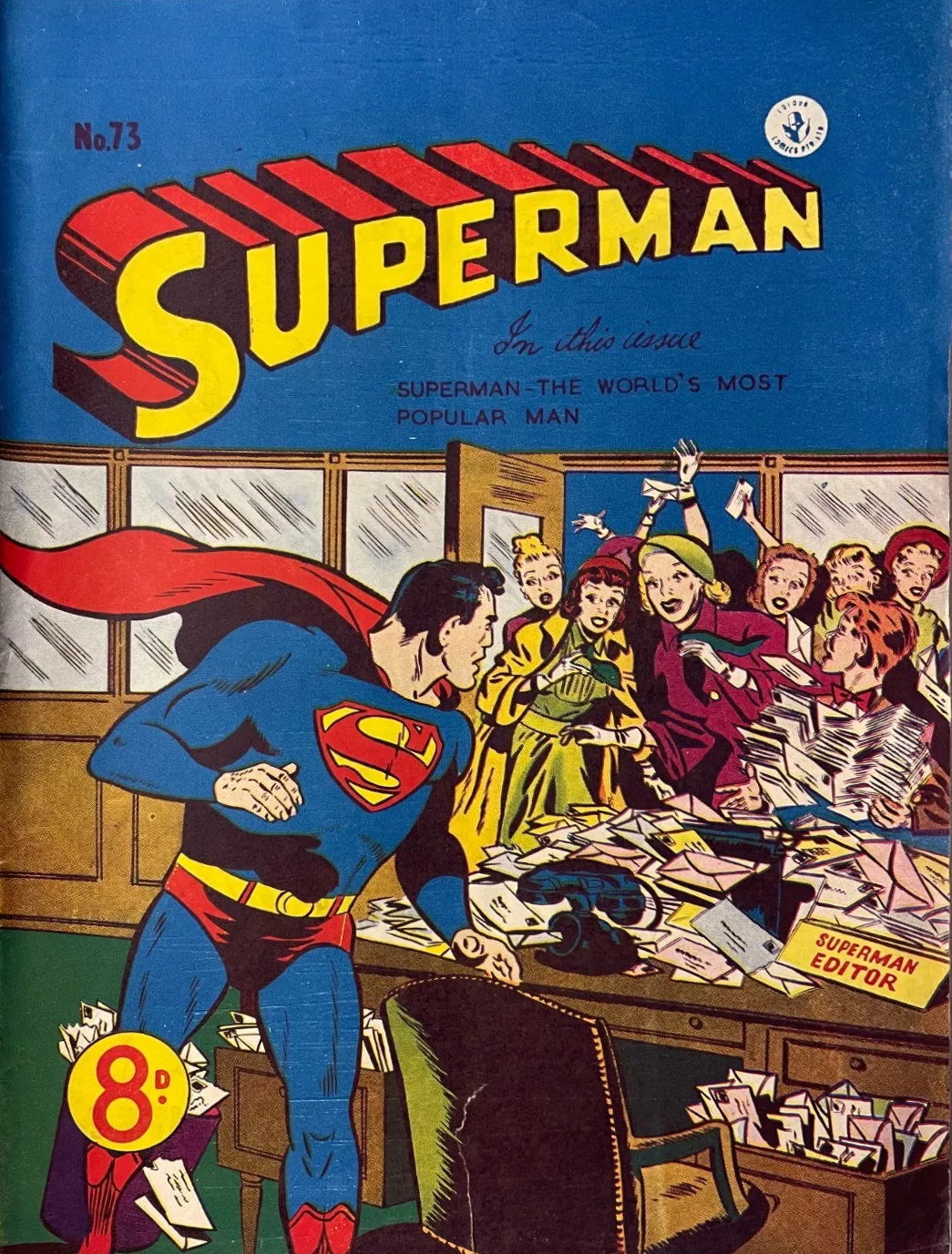 Superman (Colour Comics, 1950 series) #73 ([September 1953?])