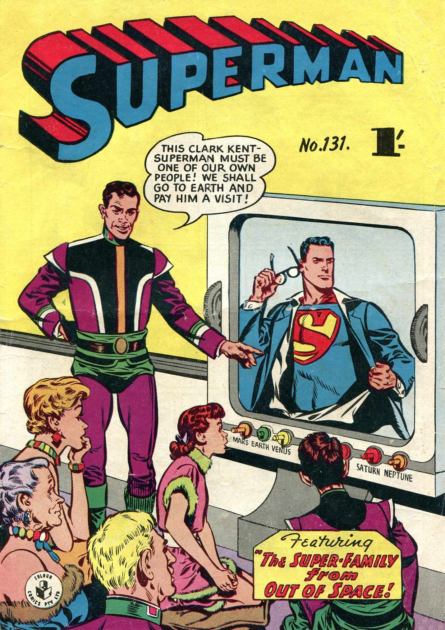 Superman (Colour Comics, 1950 series) #131 ([June 1958?])
