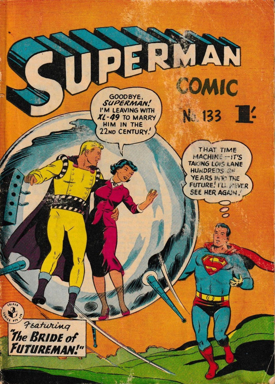 Superman (Colour Comics, 1950 series) #133 ([August 1958])