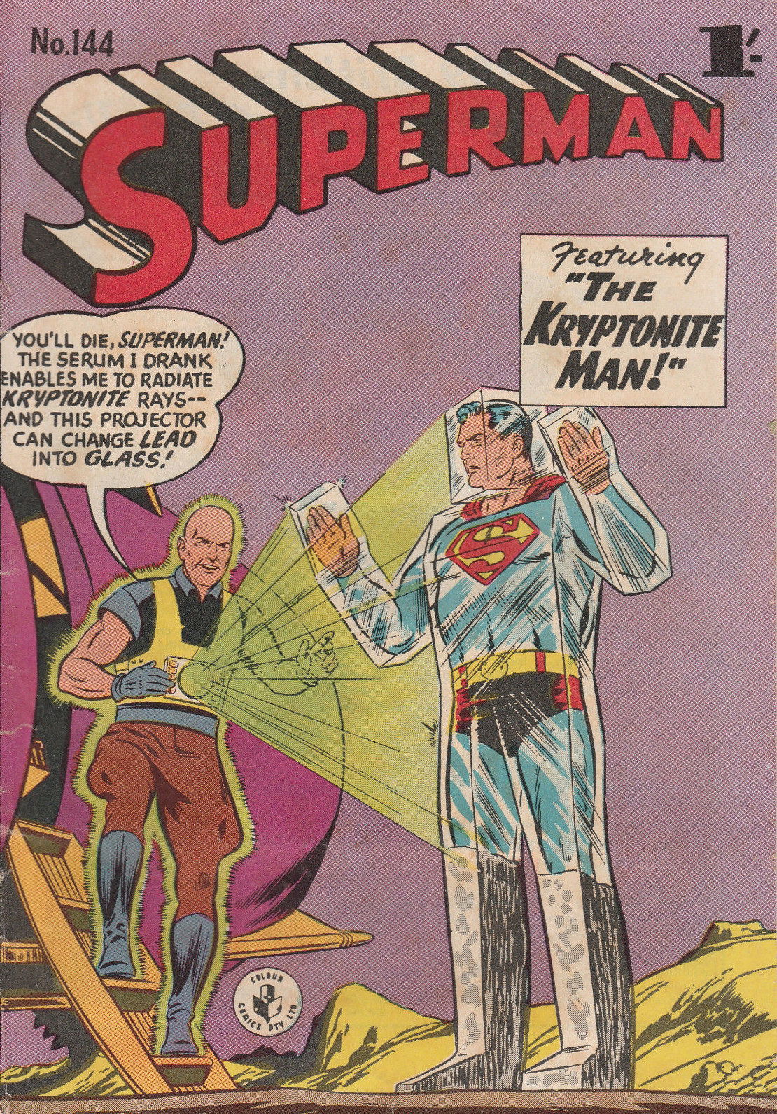 Superman (Colour Comics, 1950 series) #144 ([July 1959?])