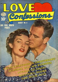 Love Confessions  #6 (August 1950)