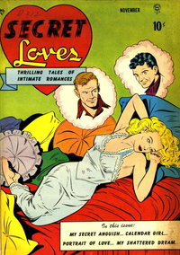 Secret Loves (Quality, 1949 series)  #1 ([November 1949?])