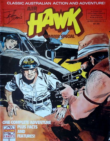 John Dixon's Air Hawk Magazine (ComicOz, 1988 series) #3 (December 1988) —Air Hawk Summer Special