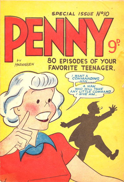 Penny the Favourite Teenager (Youngs, 1954 series) #10 [March 1954?]