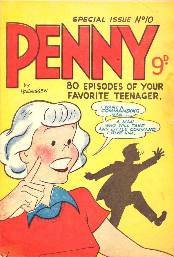 Penny the Favourite Teenager (Youngs, 1954 series) #10 ([March 1954?])