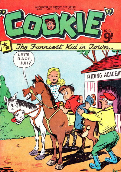 Cookie (Action Comics, 1955? series) #12 — "Cookie" the Funniest Kid in Town 1956