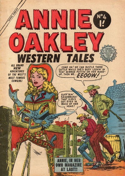 Annie Oakley Western Tales (Horwitz, 1956? series) #4