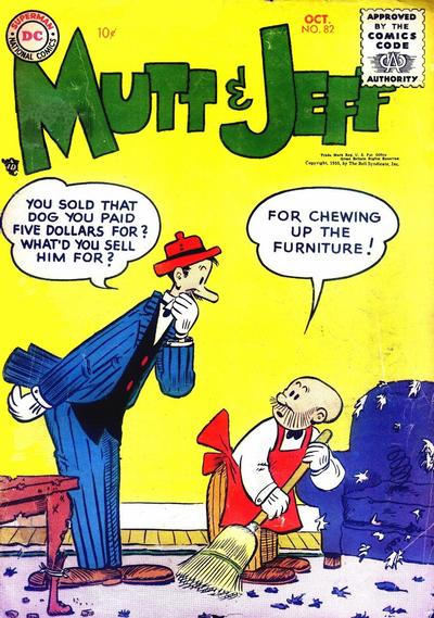 Mutt & Jeff  #82 (October 1955)